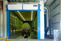Blastlux Strahlanlage, Strahlhalle, SciTeex Germany