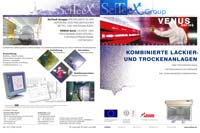 Venus Series Flyer, Kombinierte Lackier- und Trockenanlagen, SciTeeX Germany 