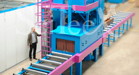 SciTeeX - Schleuderrad Rollenbahn Strahlanlage - RATIOJET RS850